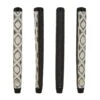 THE GRIP MASTER XOTICS SNAKE SKIN BONE/OSTICH BODY BLACK HYBRID PADDLE PUTTER GRIPS