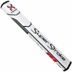 SUPERSTROKE TRAXION FLATSO 3.0 PUTTER GRIPS -Golf Promotion Shop Flatso 3.0 White Red Grey