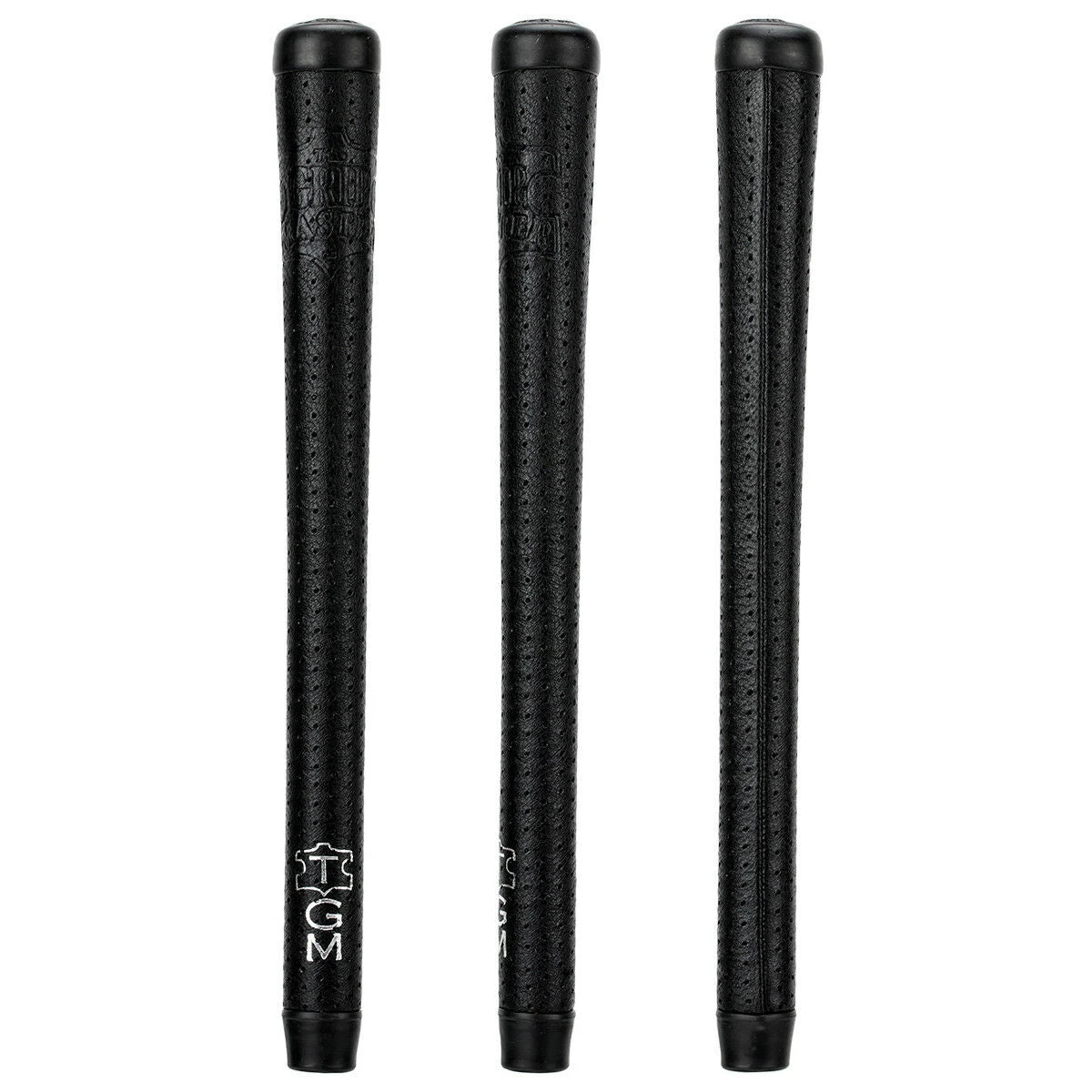 GRIP MASTER KIDD SEWN SWINGER GRIPS - BLACK (BLACK CAP) 2 GRIP MASTER KIDD SEWN SWINGER GRIPS - BLACK (BLACK CAP) - Image 2