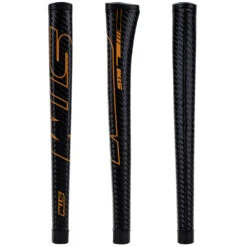 STM Golf P-1 Series Standard Pistol Putter Grips -Golf Promotion Shop STM P 1 SERIES PUTTER CARBON BLACK ORANGE