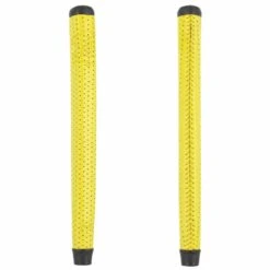 GRIP MASTER SIGNATURE CABRETTA LACED MIDSIZE PUTTER GRIPS -Golf Promotion Shop Signature Laced Putter Midsize Mustard