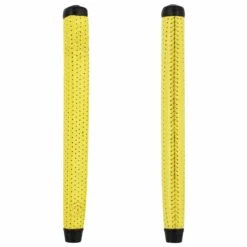 GRIP MASTER SIGNATURE CABRETTA LACED PADDLE PUTTER GRIPS -Golf Promotion Shop Signature Laced Putter Paddle Mustard