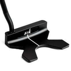 SIK FLO PUTTER MATTE BLACK - RH ASSEMBLED (LINE BACK FLANGE) -Golf Promotion Shop Sik FLO Putter Matte Black Swept Neck