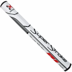 SUPERSTROKE TRAXION TOUR 1.0 PUTTER GRIPS -Golf Promotion Shop White Red Grey