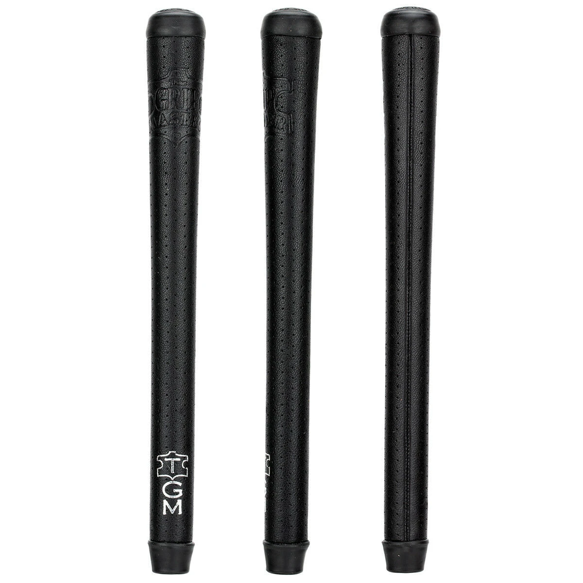 GRIP MASTER KIDD SEWN SWINGER GRIPS - BLACK (BLACK CAP) 1 GRIP MASTER KIDD SEWN SWINGER GRIPS - BLACK (BLACK CAP)