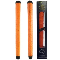 THE GRIP MASTER OSTRICH BODY SEWN PUTTER GRIPS -Golf Promotion Shop uhhgvHSoSsmtf03Duqrv xotics ostrich body orange